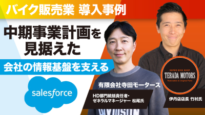 中期事業計画を見据えた、会社の情報基盤を支えるSalesforceの導入